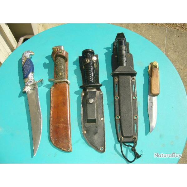 lot de 5 dagues