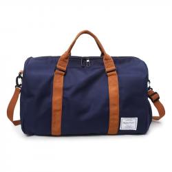 SAC CAMPING / VOYAGE AVION + POCHE CHAUSSURES - IMPERMÉABLE - 35 L - BLEU - LIVRAISON GRATUITE