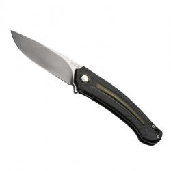 COUTEAU MKM ARVENIS BY FOX KNIVES G10 NOIR / ALU VERT