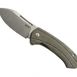 COUTEAU MKM COLVERA BY LIONSTEEL MICARTA VERT/TITANIUM