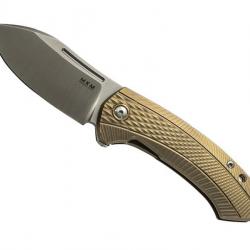 COUTEAU MKM COLVERA BY LIONSTEEL TITANIUM BRONZE