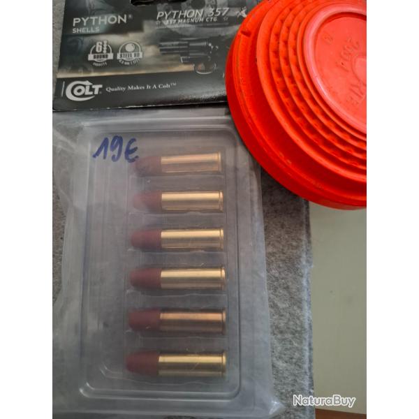Fausses Balles pour PYTHON 357 Colt (steel bb)
