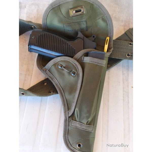REPRODUCTION PA MAC 50 AVEC SON  ETUI CEINTURON F1 BAGUETTE NETTOYAGE DAGUET GUERRE DU GOLFE