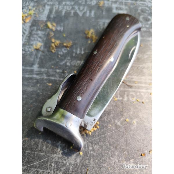 Ancien couteau vintage pliant de chasse  pallanquille entre 2 guerres.