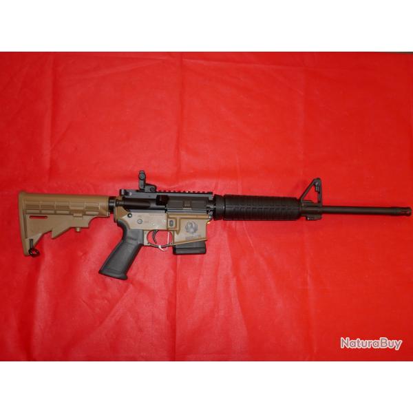 Carabine RUGER AR556 BICOLORE en 223 Rem canon de 16"