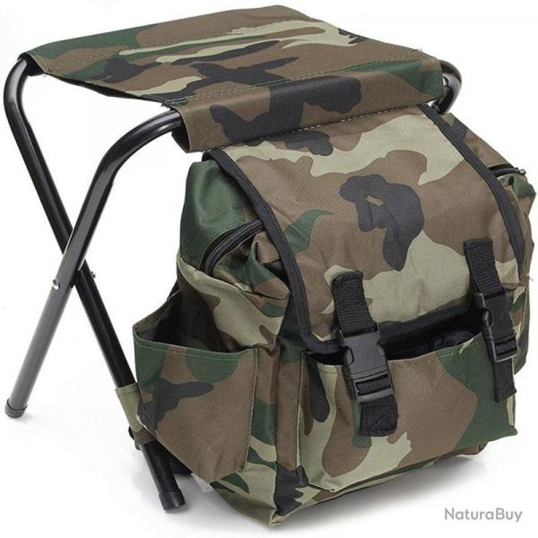 SAC  DOS CHAISE CAPACIT 10L POUR CAMPING + 3 POCHES - LIVRAISON GRATUITE