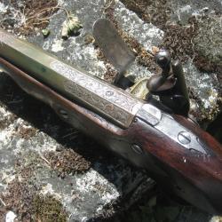 pistolet de marine époque révolution, fabrication des ateliers de paris