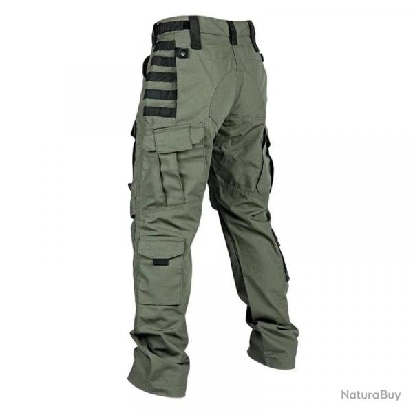 Pantalon Dulcargo TACTIARMYCAL multi-poches - Vert / L