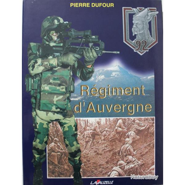 Livre Rgiment d'Auvergne de Pierre Dufour