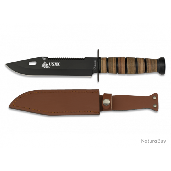 Albainox 32424 Poignard tactique  lame de 18cm fixe