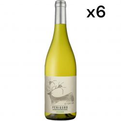 "Le Cerf Noir" IGP Périgord, 100% sauvignon 2023, le carton de 6 bouteilles