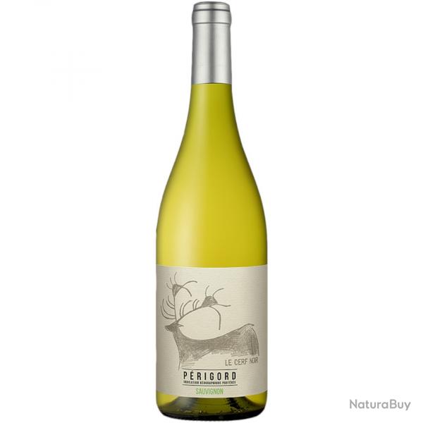 "Le Cerf Noir" IGP Prigord, 100% sauvignon 2023, la bouteille