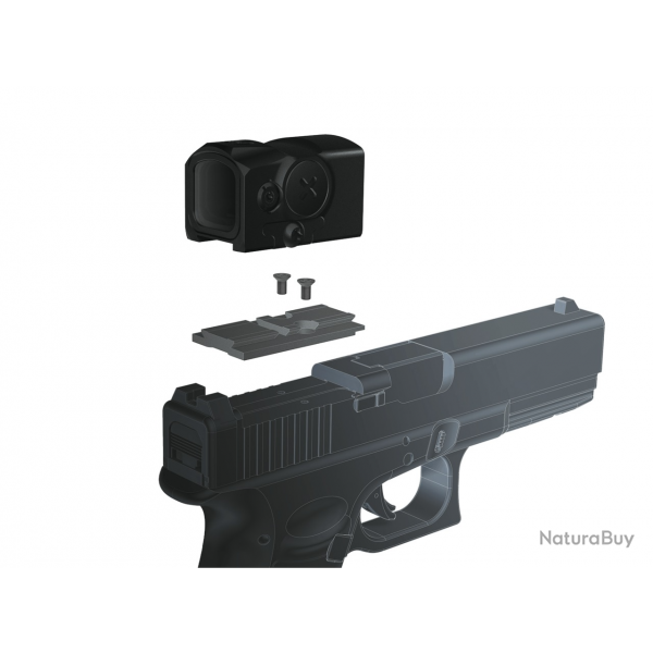 Embase Aimpoint Acro extra bas pour argo bar