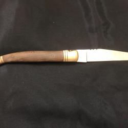 LAGUIOLE GRAND COUTEAU  PLIANT MANCHE EN BOIS  32CM