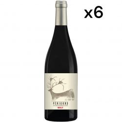 "Le Cerf Noir" IGP Périgord, 100% Merlot 2022, le carton de 6 bouteilles