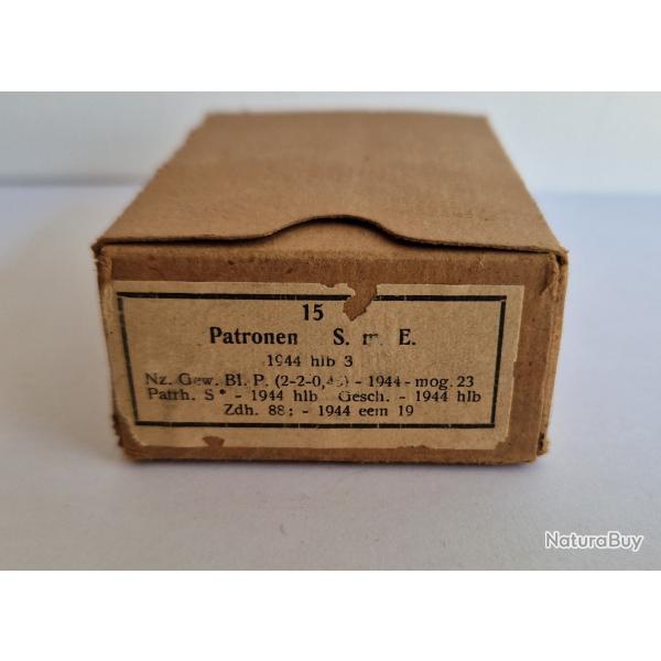 Boite de 15 Patronen S.m.E date 44