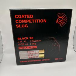 Geco - Compétition Slug CCS Black 26 Cal 12/76 - 26 grs - Pack de 100 - 2317625