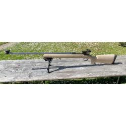 OCCASION WINCHESTER US 17 RECANNONNEE EN CALIBRE 308 WIN PAR FULTON - CANON DE 70CM - DIOPTRE
