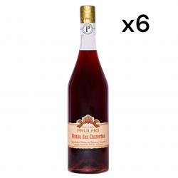 Pineau des Charentes rouge, Maison Pruhlo, le carton de 6 bouteilles