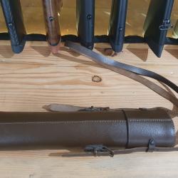étui en cuir pour lunette de chasse