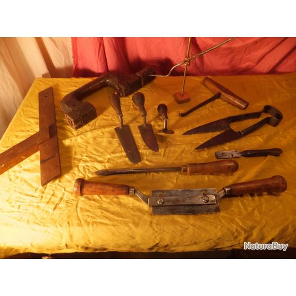 Lot, Outils  anciens modles rare et outils inconnus                                            (3)