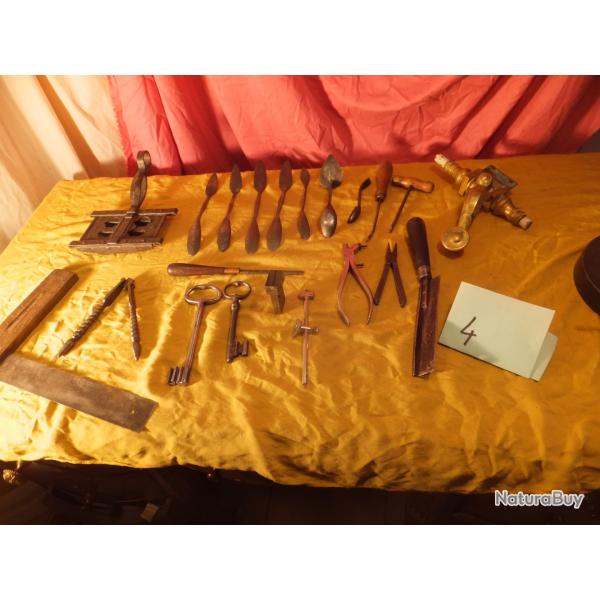 Lot, Outils  anciens modles rare et outils inconnus                                            (4)