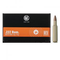 Balles RWS Match Jadg - Cal. 222 Rem - 222 Rem / Par 1