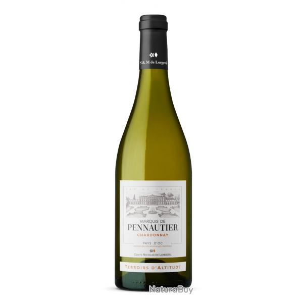 Vente Express - Vin Blanc Marquis de Pennautier 2022 - Carton de x6 bouteilles 75cl