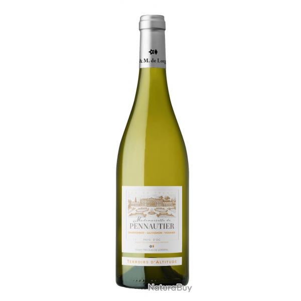 Vente Express - Vin Blanc Mademoiselle de Pennautier 2024 - Carton de x6 bouteilles 75cl