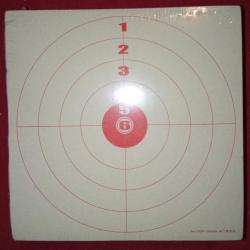PAS CHER 100 cibles à fond blanc 14 × 14 cm - Airsoft / Plomb 4.5 / Jardin / Plinking / Outdoor co2