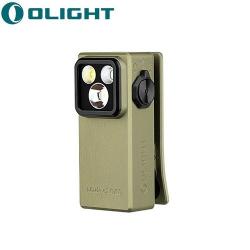 Vente Flash ! - Olight Oclip Ultra Vert Olive - 530 Lumens - Mini lampe à clip faisceau large, UV