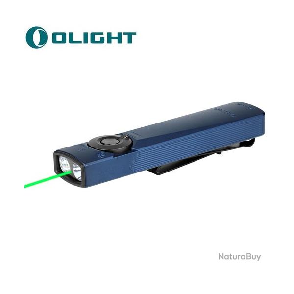 Lampe Torche Olight Arkfeld Ultra Bleu Marine - 1400 Lumens laser vert et lumire UV
