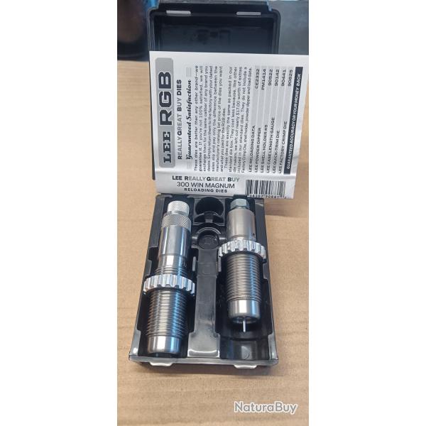 Jeu d'outils Lee calibre 300 win mag - winchester magnum 090881