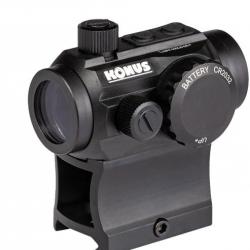 VISEUR KONUS SIGHT PRO NUCLEAR 1X22 3 MOA AVEC MONTAGE DOUBLE : HAUT ET BAS