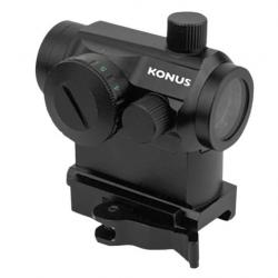 VISEUR KONUS SIGHT PRO NUCLEAR-QR 1X22 3 MOA MONTAGE DOUBLE : HAUT (QR) ET BAS