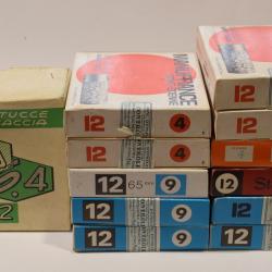 lot de plusieurs boites de cartouches carton  cal 12 a 1