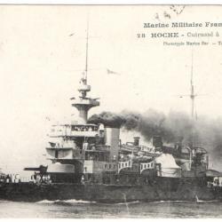 CPA - Marine Militaire Française -"HOCHE" Cuirasse a Tourelles  N°1125