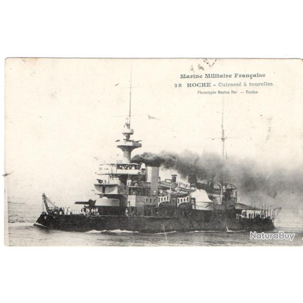 CPA - Marine Militaire Franaise -"HOCHE" Cuirasse a Tourelles  N1125