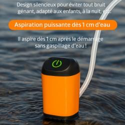 Pompe De Douche De Camping Portable Etanche Avec Affichage Numérique Pour Camping Pêche Rando Plage