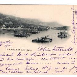 CPA - Villefranche La Rade et l'Escadre N°1145
