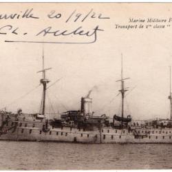 CPA - Marine Militaire Française -Transport de 1er classe " TOURVILLE " N°1132