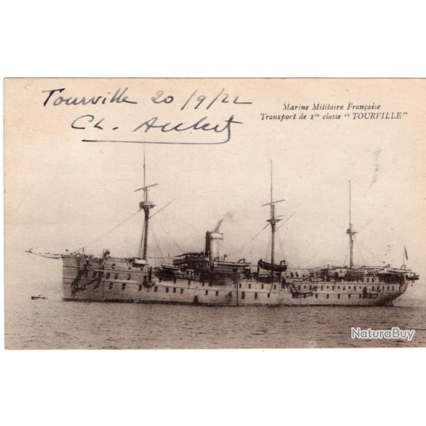 CPA - Marine Militaire Franaise -Transport de 1er classe " TOURVILLE " N1132