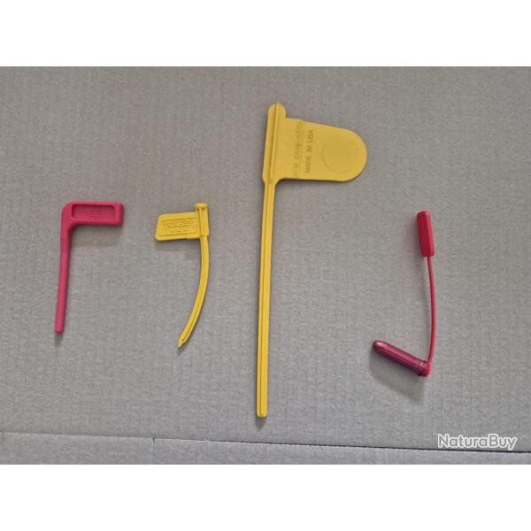 4 tmoins de chambre vide (du .22 LR jusqu'au 7,62) - Tir Sportif - FFTir - Pistolet - AK47 - Glock