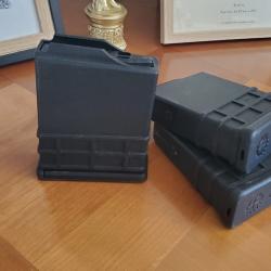 3x chargeurs MDT Tac 308win 10 coups - AICS