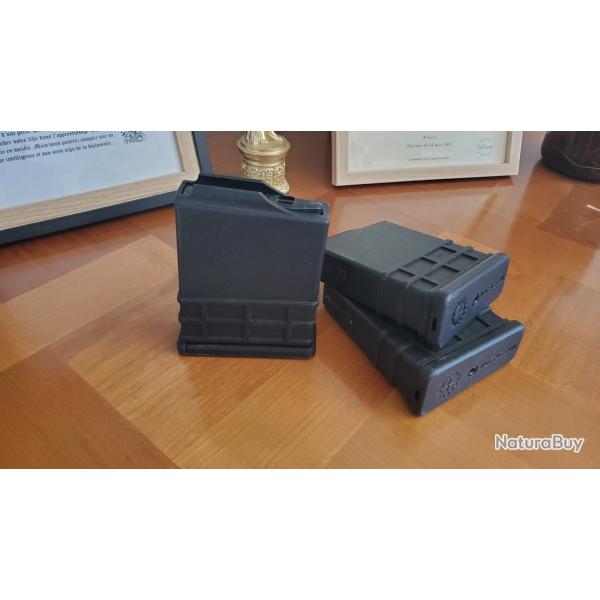 3x chargeurs MDT Tac 308win 10 coups - AICS