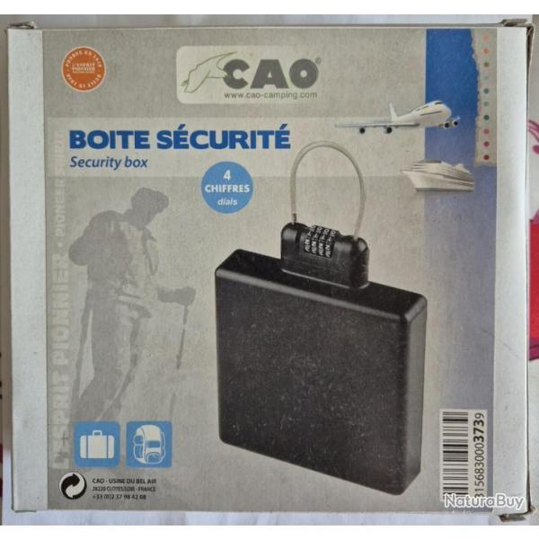 Bote de scurit  combinaison CAO avec cble en acier inoxydable gain - Camping - Htel - Voyage