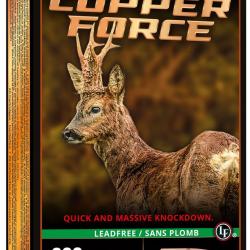 BOITE DE 20 CARTOUCHES WINCHESTER CAL.300WIN COPPER FORCE LEAD 125GR - OGIVE SANS PLOMB