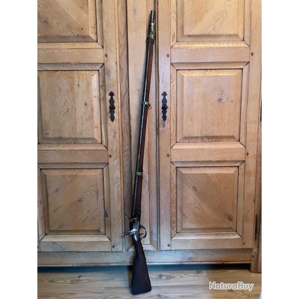 Fusil  silex 1777, Royal, Empire- premier modle embouchoir  vis