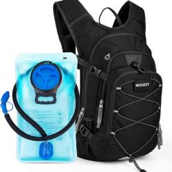 Sac à Dos d'hydratation 18L avec Poche d'hydratation 3L, Grand Sac de Rangement Daypack  Pour Vélo C