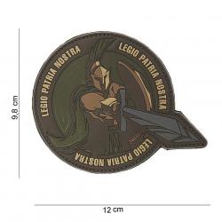 Patch 3D PVC Legio Patria Nostra (101 Inc) Marron